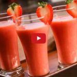 Erdbeer-Limonen-Slush im Blendtec Mixer